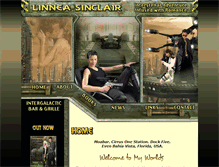 Tablet Screenshot of linneasinclair.com